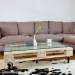 Palettentischglas 1200 x 800 x 6 mm Klarglas