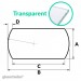 Tischglas Bogen - ESG Transparent